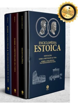 Biblioteca Estoica - Box com 3 Livros - Edição de Luxo Almofadada