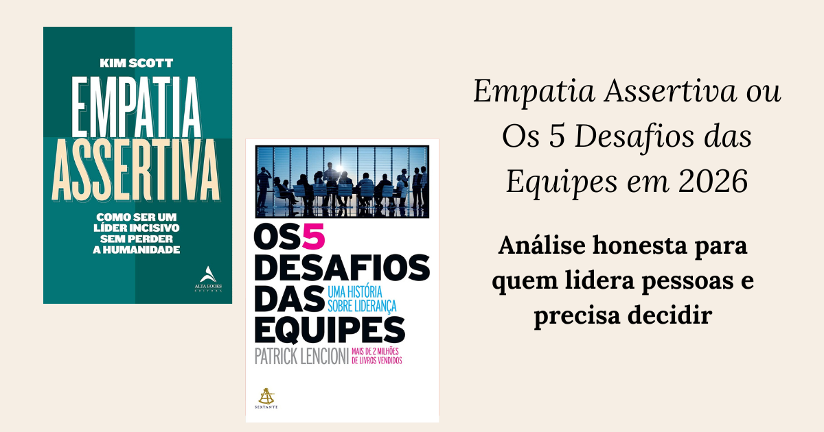 Vale a pena ler Empatia Assertiva ou Os 5 Desafios das Equipes em 2026